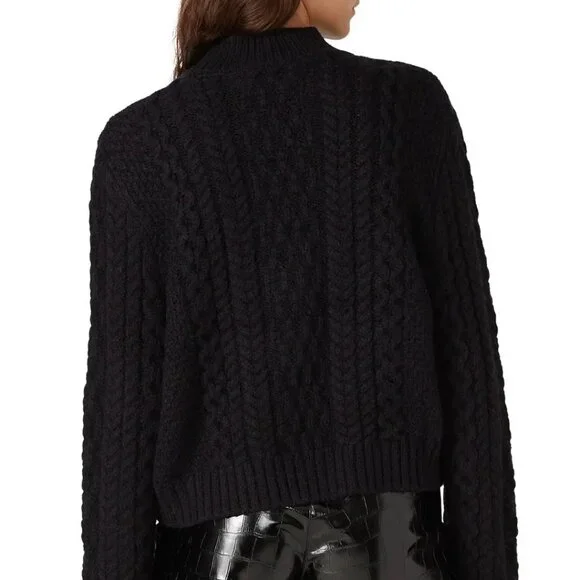 EUC NEON BLONDE Stella Sweater in Black Sz L - Picture 4 of 5